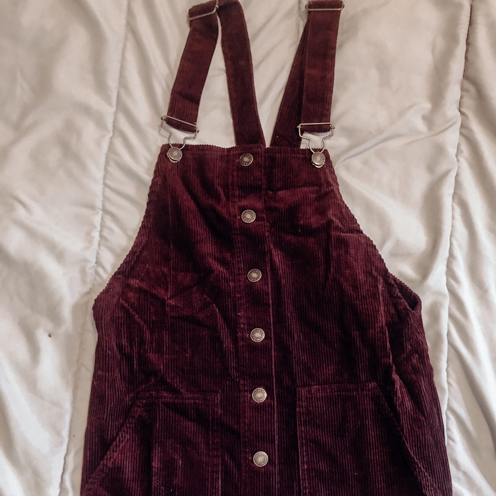 Eggplant Courderoy Overall jumper